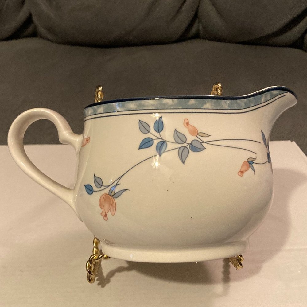 VTG 1988 Noritake Keltcraft Eastfair 9171 Gravy Boat-6.75”D-From Ireland-EUC